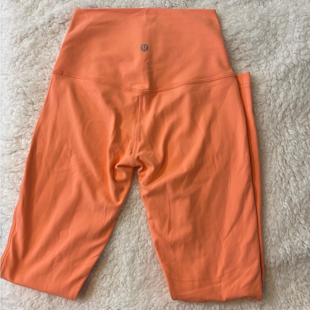 lululemon athletica Orange Leggings